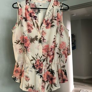 Ann Taylor LOFT Floral Top